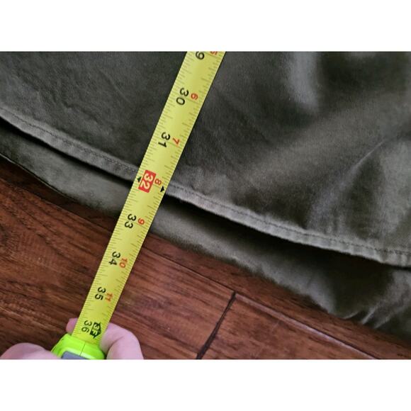 Madewell Mini Shirtdress Women's Size L Loeden Green Pockets Utility - Picture 9 of 9